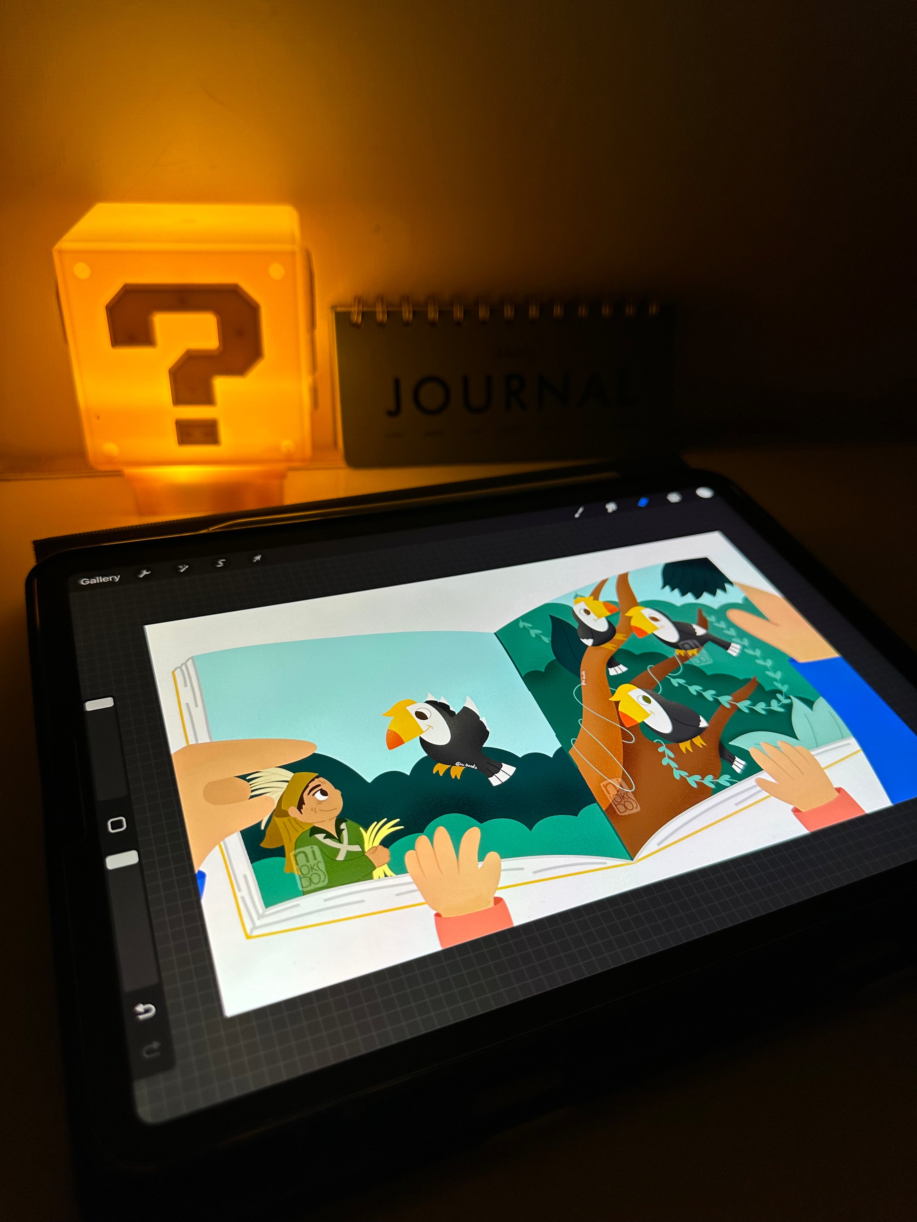 Children’s Book Illustration – Double Page (Digital)
