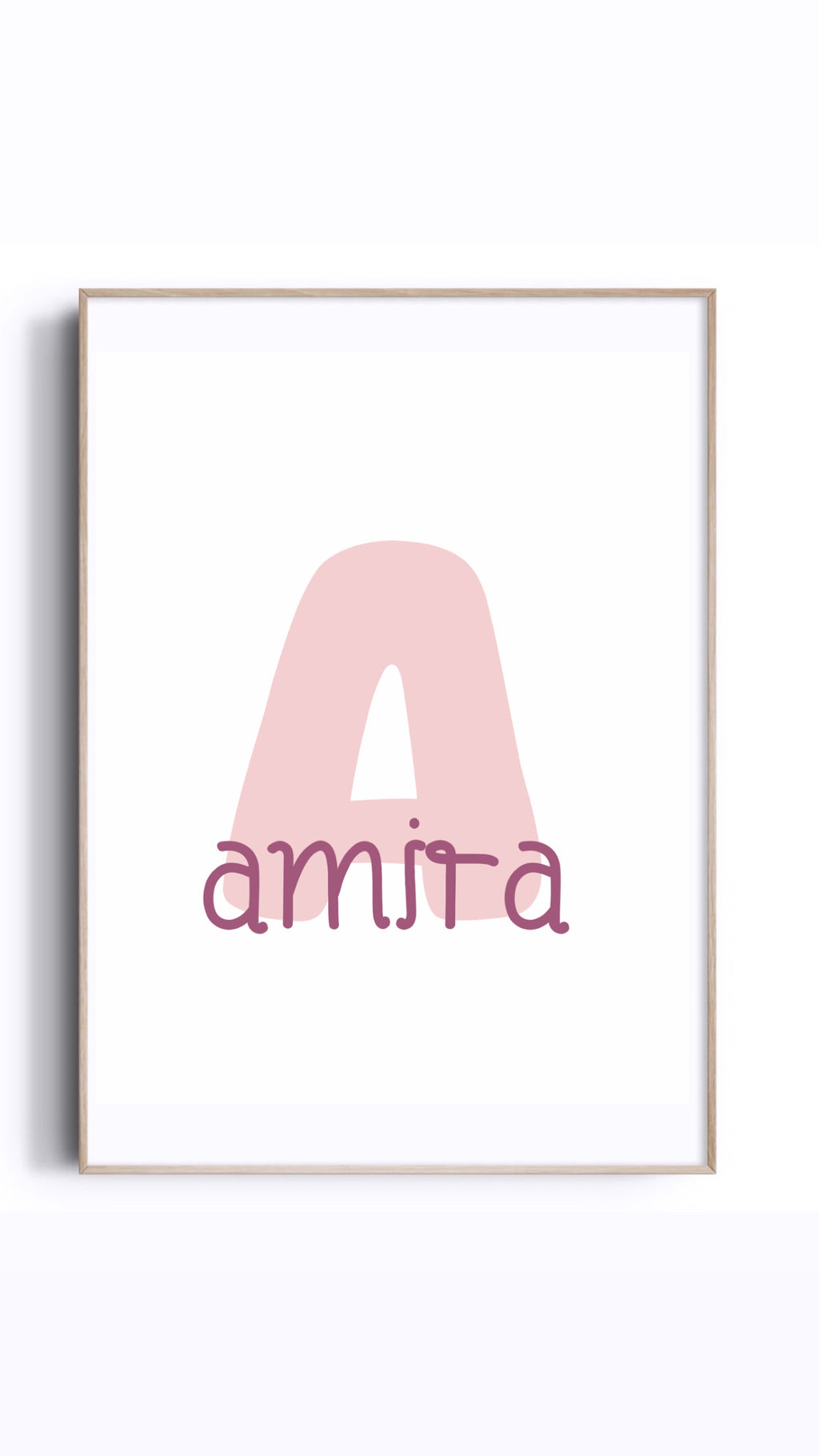 Personalized Baby Initial Print – Digital