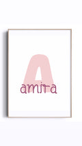 Personalized Baby Initial Print – Digital