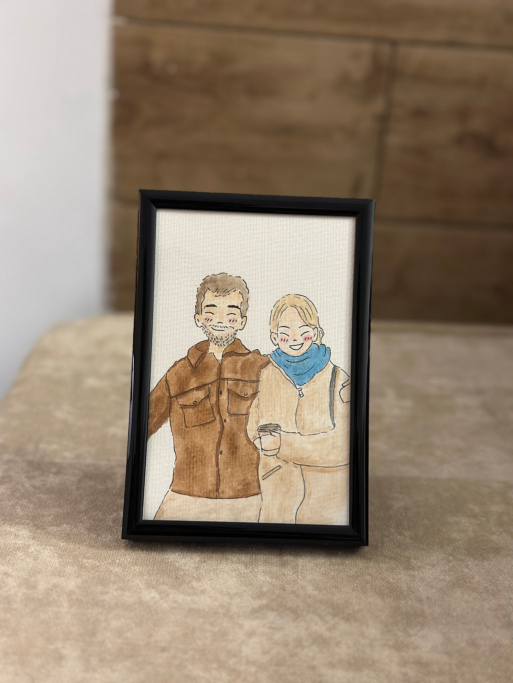 Watercolor Doodle Portraits – Regular Size (5” x 6”)