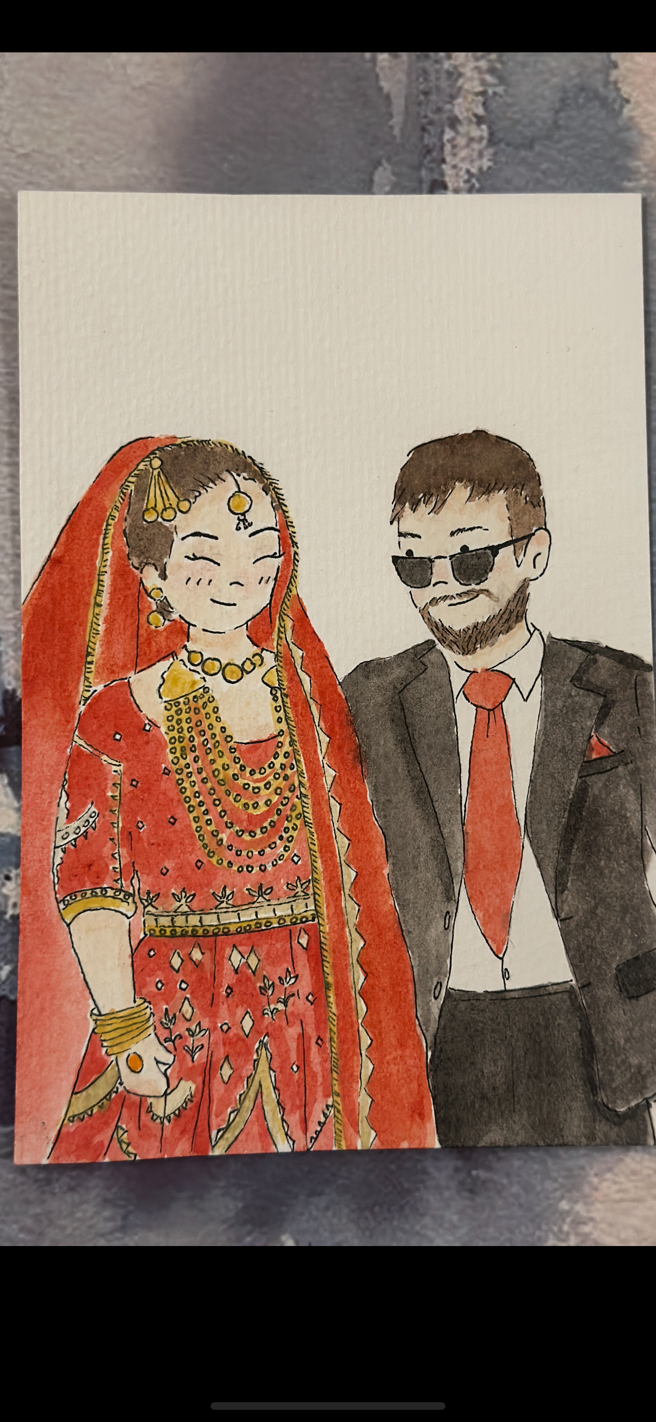 Watercolor Doodle Portraits – Big Size (7” x 8”)