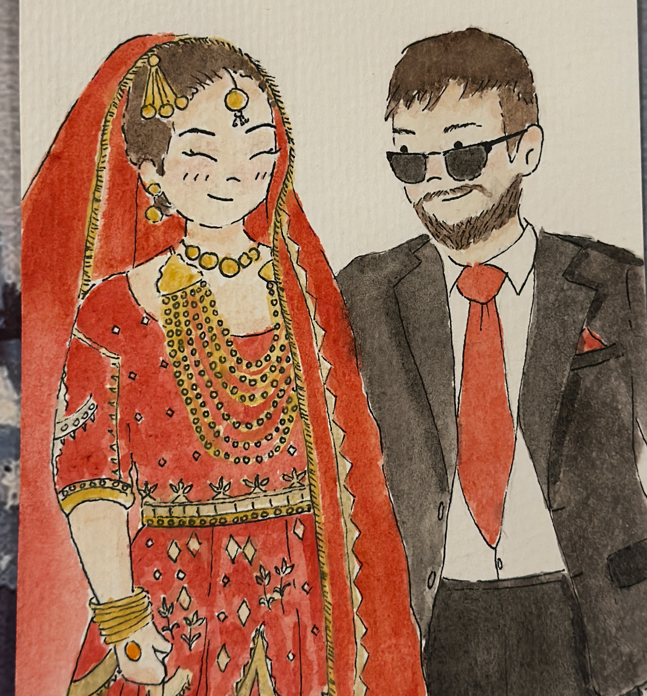 Watercolor Doodle Portraits – Families, Kids, Pets & Couples