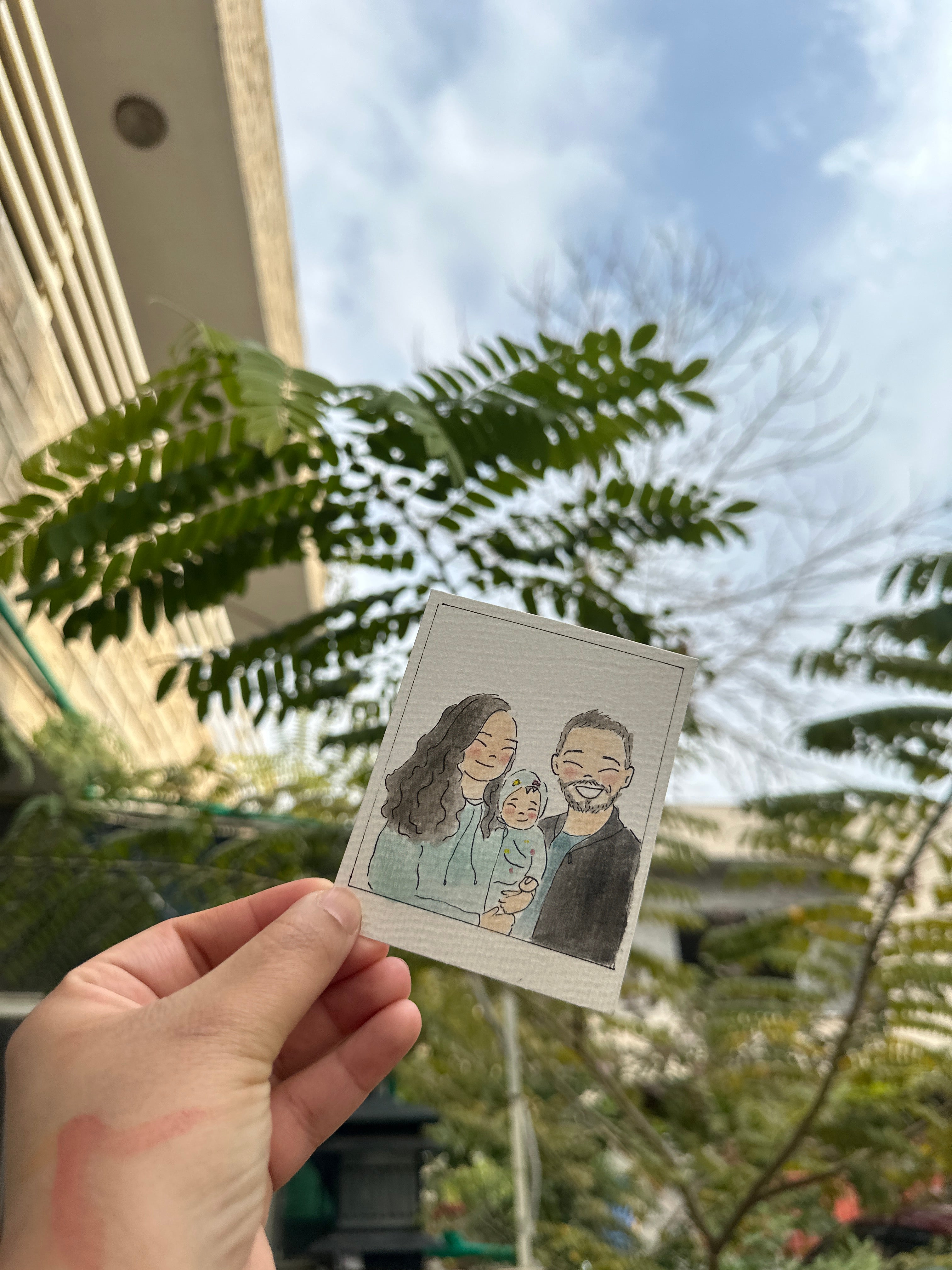 Watercolor Doodle Portraits – Families, Kids, Pets & Couples